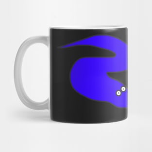 Blue Squirmles Inspired Worm On A String Mug